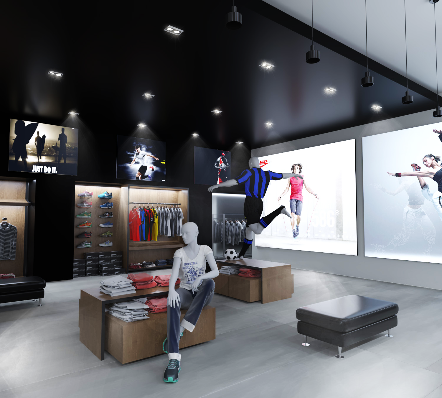 Design of a sporting goods store