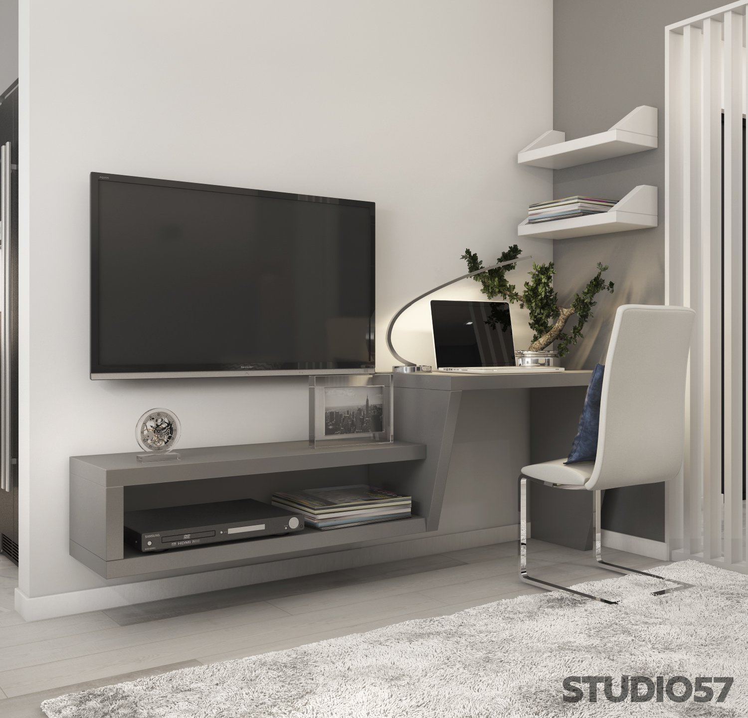 Picture of the modern living room design