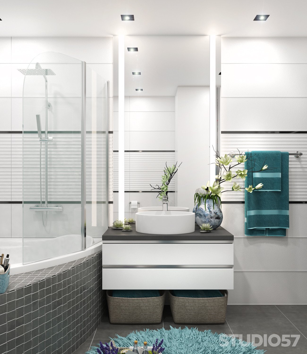 Bathroom design in Contemporary style photo