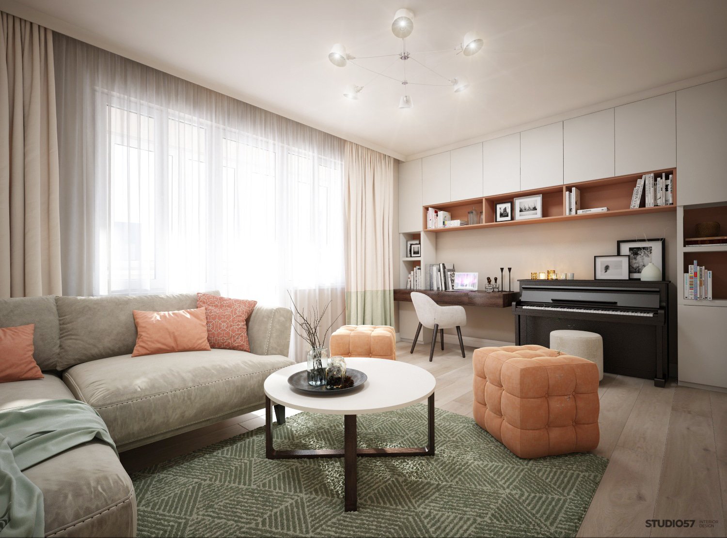 Modern living room image