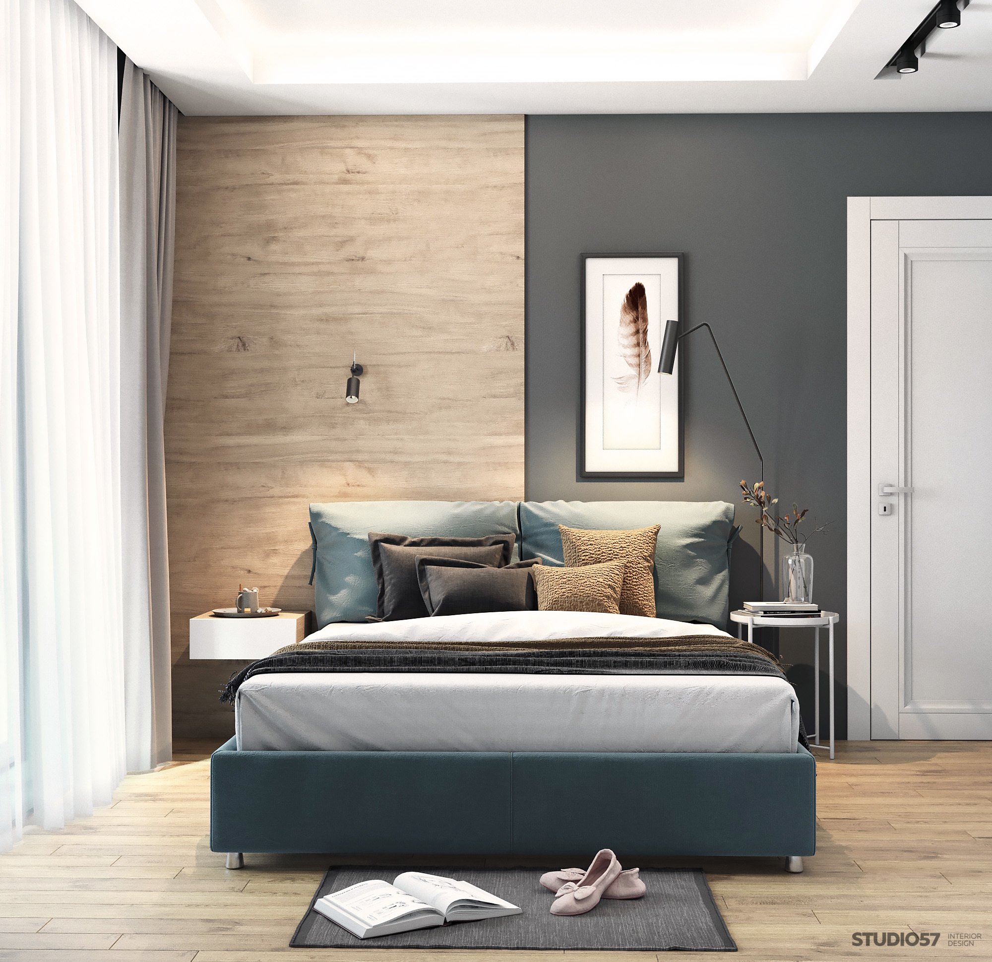 How to make a bedroom in the style of Contemporary