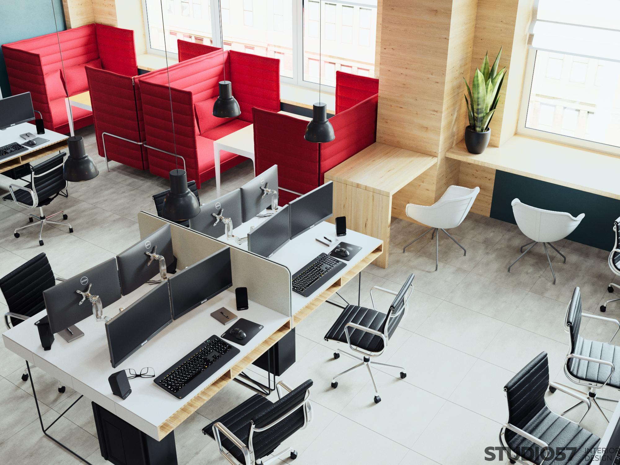 Design of workplaces in the office