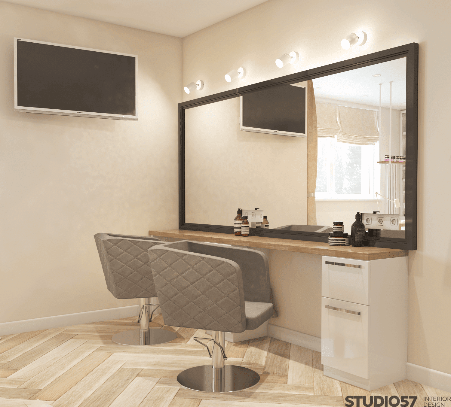 Design project of a small beauty salon