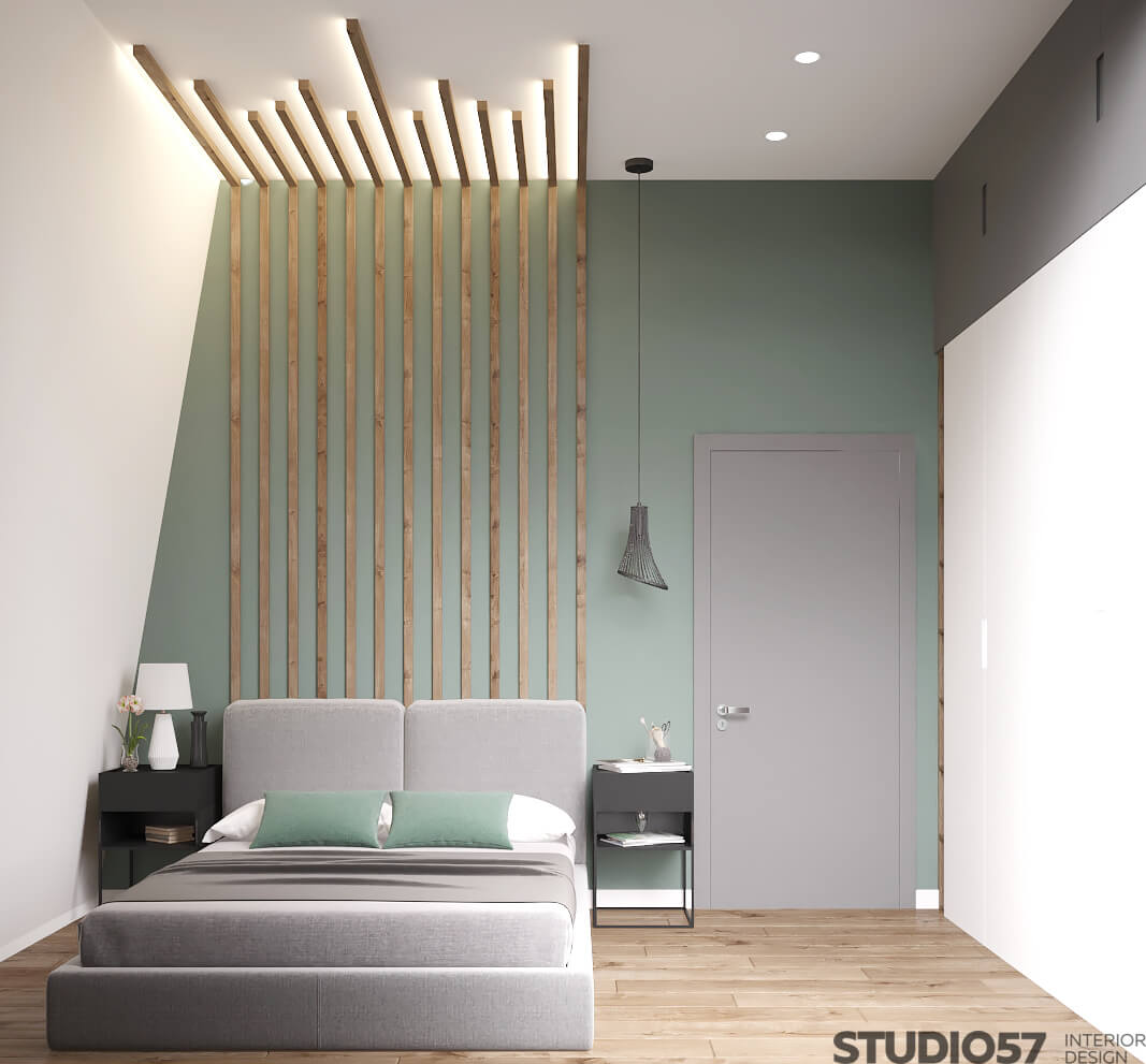 Stylish bedroom interior 2018 photos